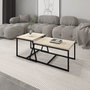Hanah Home Mesa de Café Travertino